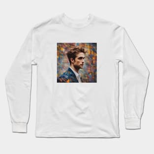 Action with Robert Pattinson Long Sleeve T-Shirt